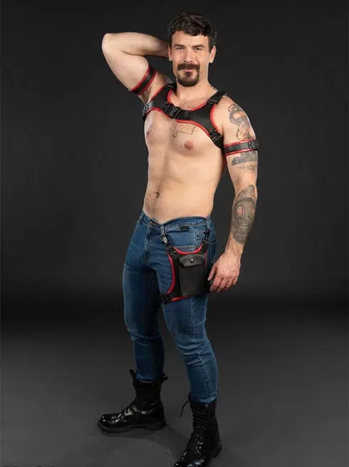 Mr. S Leather Centurion Leg Harness and Holster - available in 4 colors