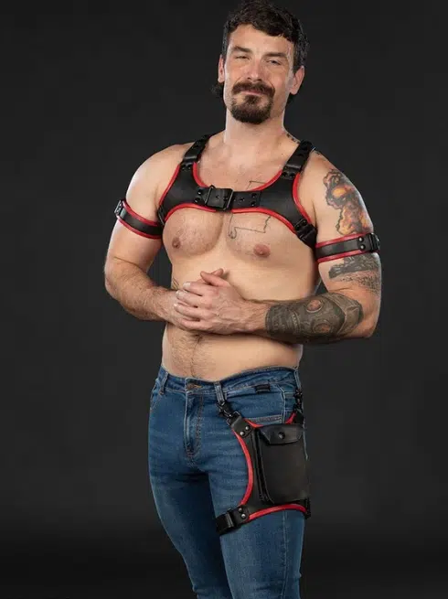 Mr. S Leather Centurion Leg Harness and Holster - available in 4 colors
