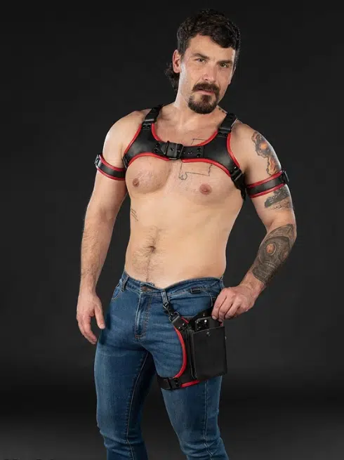 Mr. S Leather Centurion Leg Harness and Holster - available in 4 colors