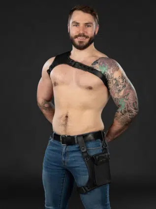 Mr. S Leather Centurion Leg Harness and Holster - available in 4 colors
