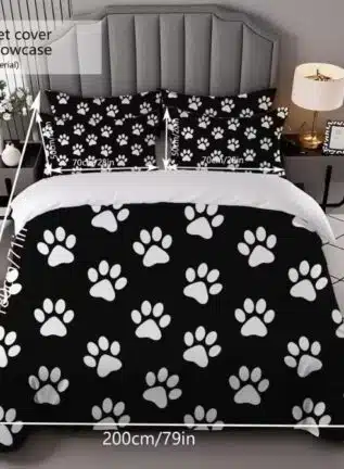Pup Paw Duvet Set