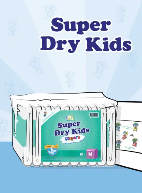 ABUniverse Super Dry Kids 2pack Extra Large