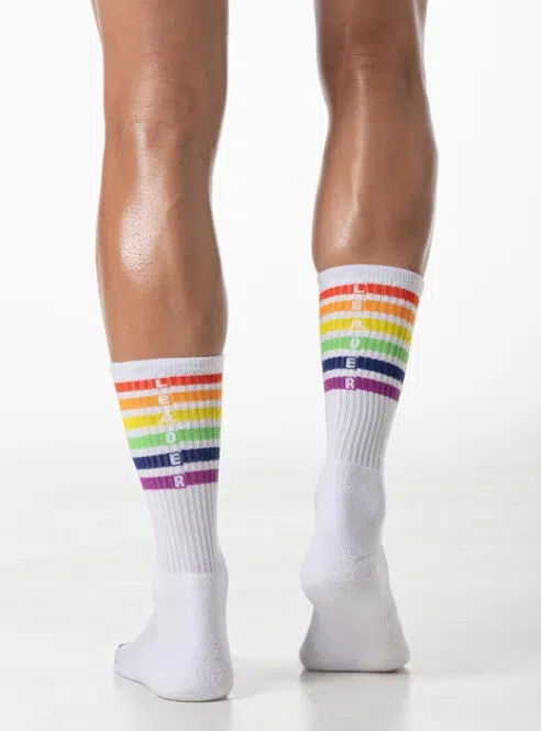 Leader Pride Stripes Crew Socks