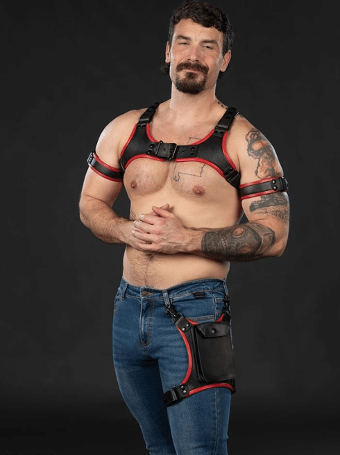Mr. S Leather Centurion Leg Harness and Holster - available in 4 colors