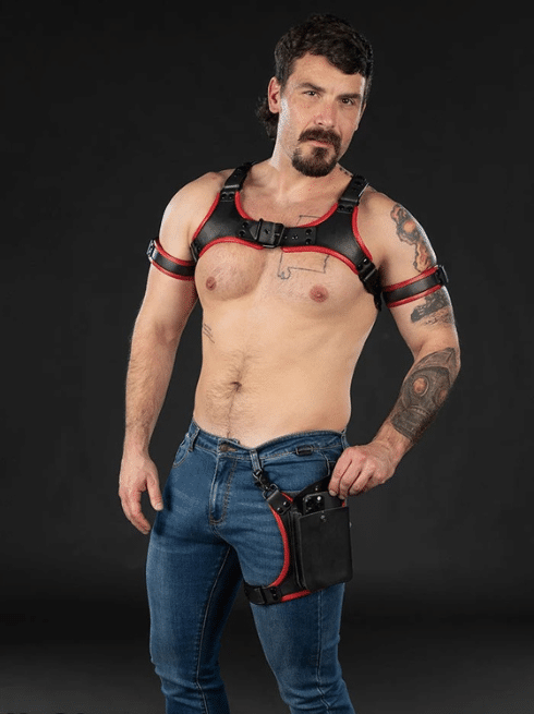 Mr. S Leather Centurion Leg Harness and Holster - available in 4 colors
