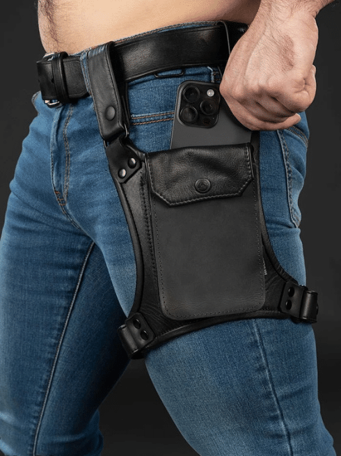 Mr. S Leather Centurion Leg Harness and Holster - available in 4 colors