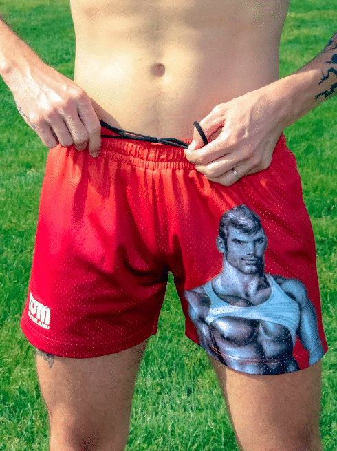 Tom of Finland Muscle Man Mesh Shorts