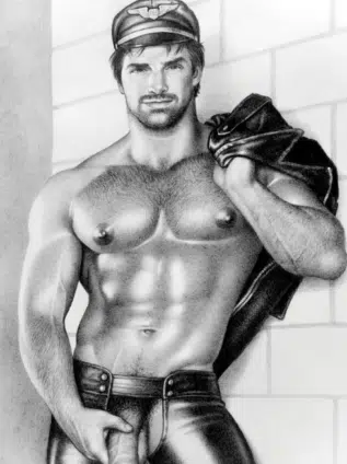 Tom of Finland Postcard Chaps
