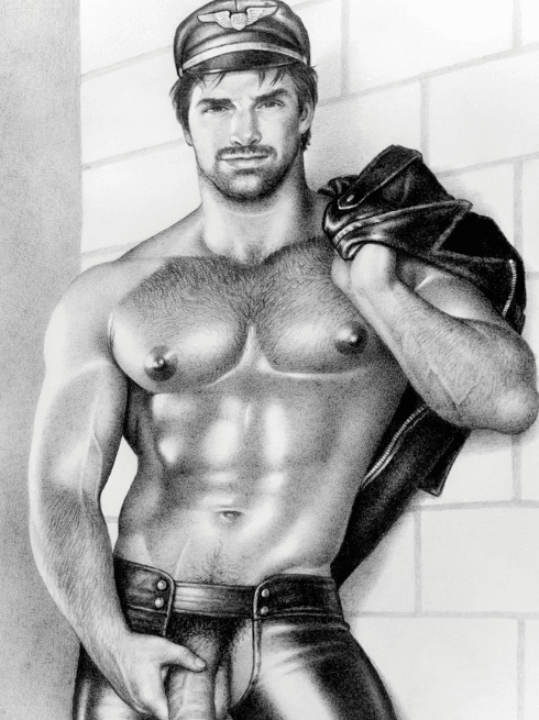 Tom of Finland Postcard Chaps