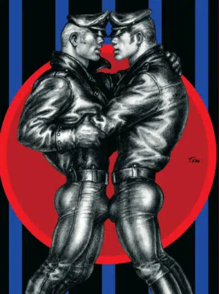 Tom of Finland Postcard Leather Love