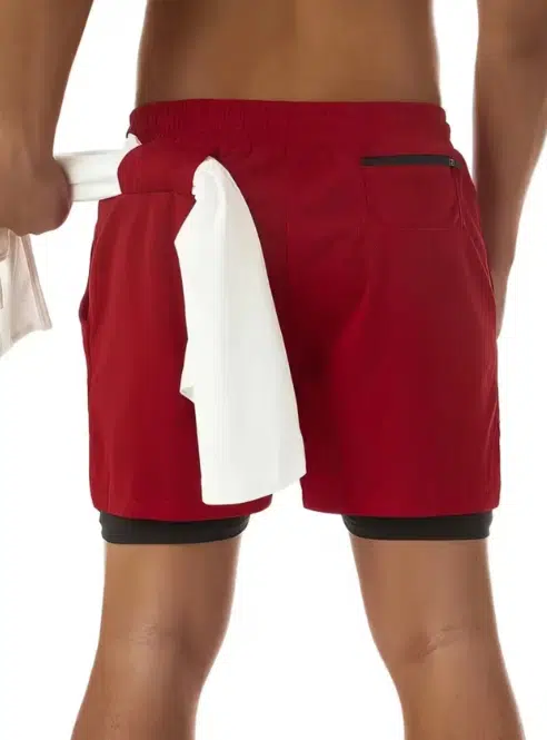 Pup Paw Double Layerd Sports Shorts