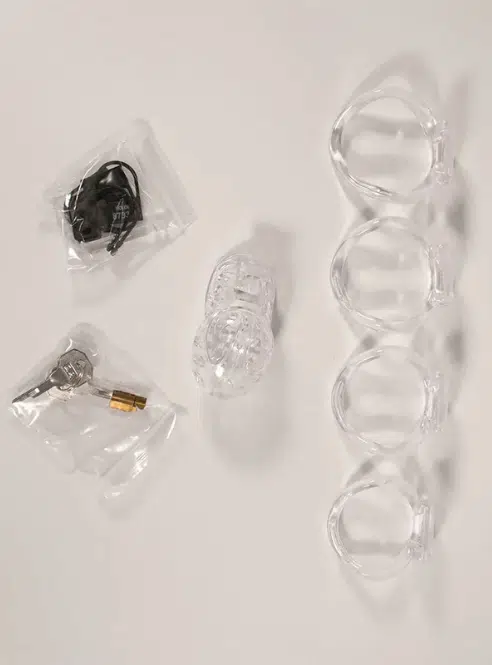 BRUTUS AIRHOLE - Chasity Cage Clear