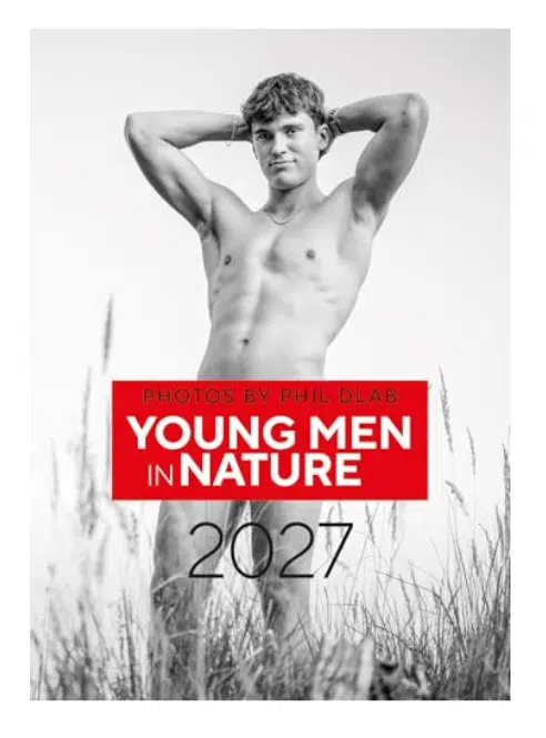 Calendar Young Men in Nature 2027