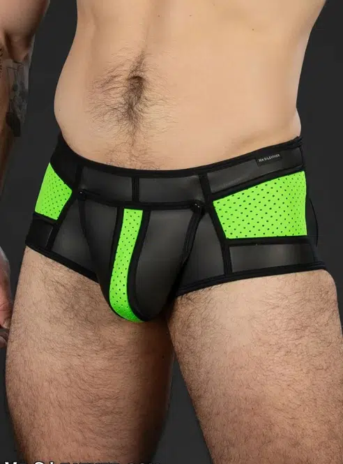 Mr. S Neoprene Cyber Jock Brief