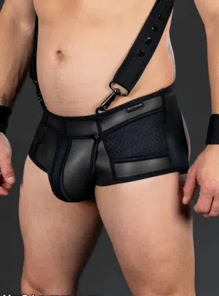 Mr. S Neoprene Cyber Jock Brief