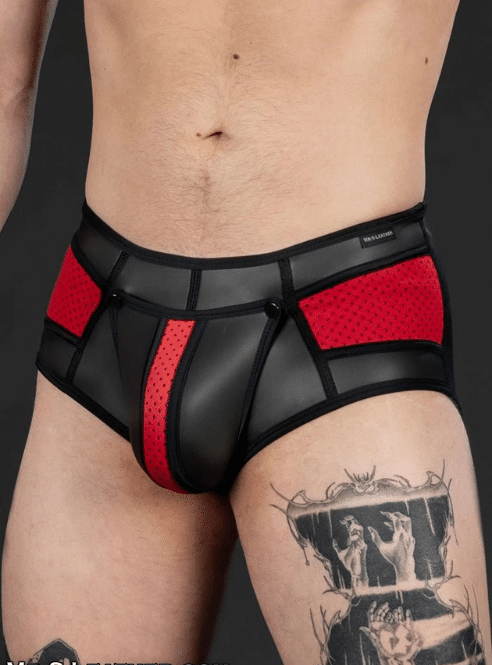 Mr. S Neoprene Cyber Jock Brief