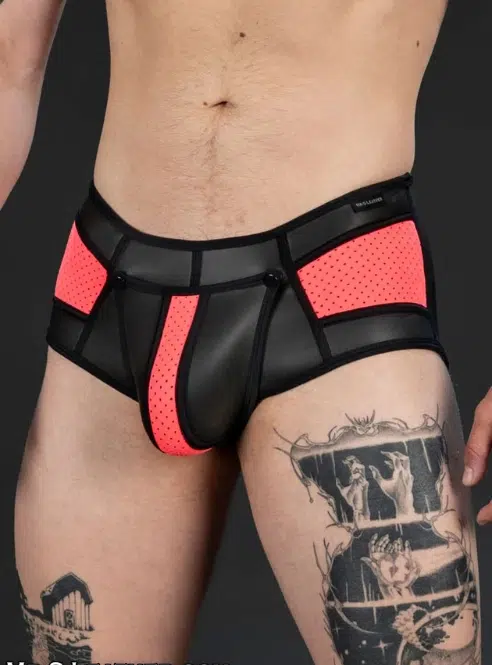 Mr. S Neoprene Cyber Jock Brief