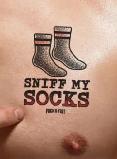 Fuck&Fist Wear It Temporary Tattoo 9x8 cm - 21 Different Tattoos