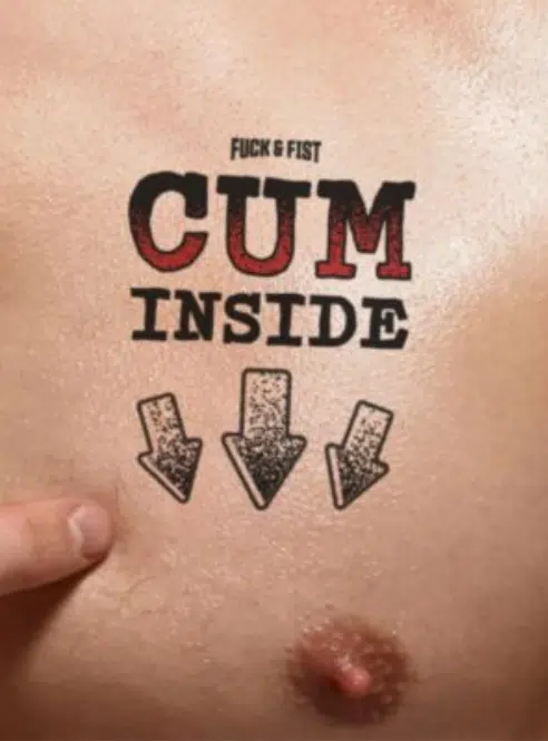 Fuck&Fist Wear It Temporary Tattoo 9x8 cm - 21 Different Tattoos