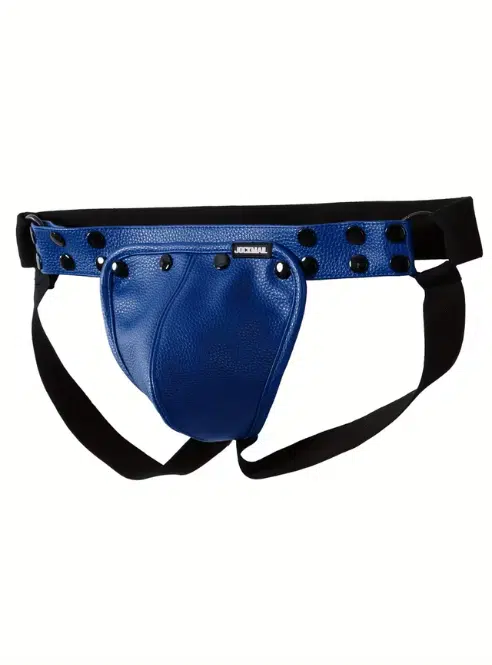 Jockmail Vegan Leather Jock Strap - available in 4 colors