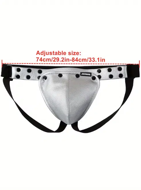 Jockmail Vegan Leather Jock Strap - available in 4 colors