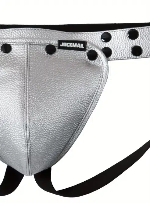 Jockmail Vegan Leather Jock Strap - available in 4 colors