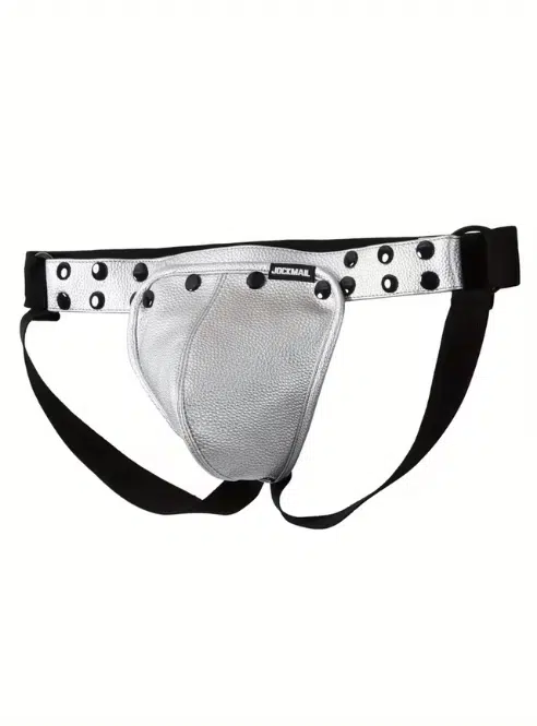 Jockmail Vegan Leather Jock Strap - available in 4 colors