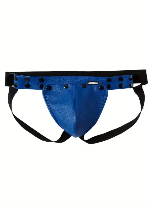 Jockmail Vegan Leather Jock Strap - available in 4 colors