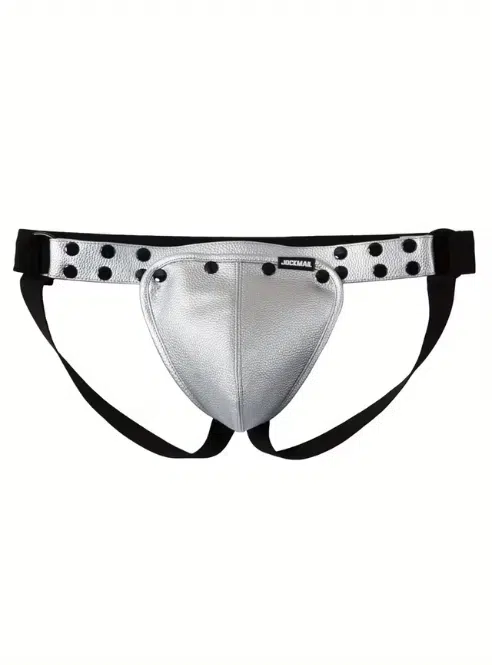 Jockmail Vegan Leather Jock Strap - available in 4 colors