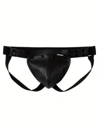 Jockmail Vegan Leather Jock Strap - available in 4 colors