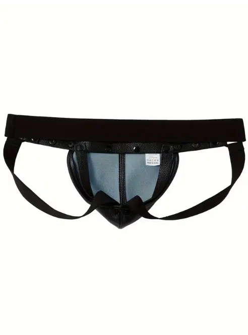 Jockmail Vegan Leather Jock Strap - available in 4 colors