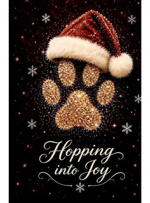 Pup Paw Christmas Cards - set of 6