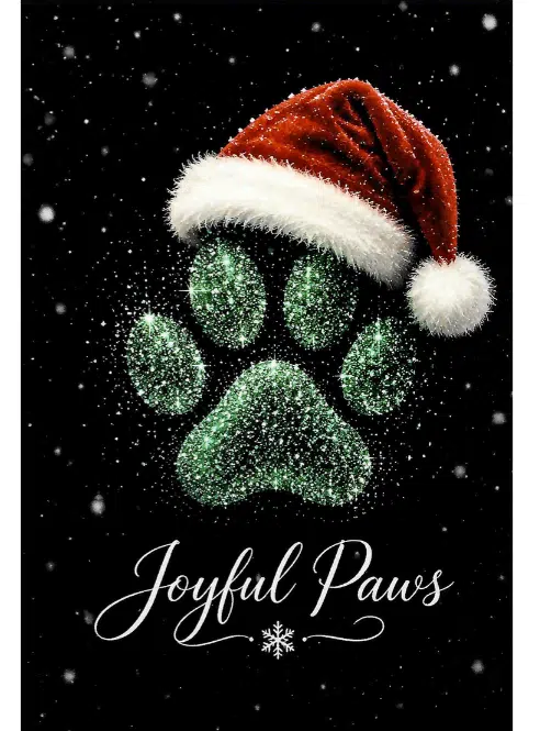 Pup Paw Christmas Cards - set of 6