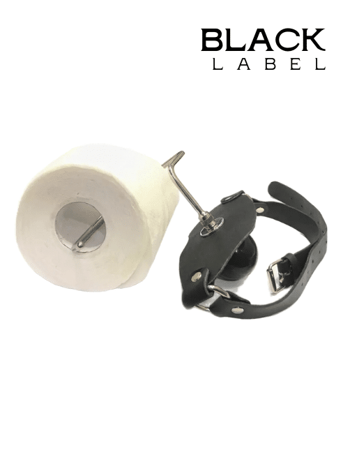 The Holder Leather & Silicone Ball Gag