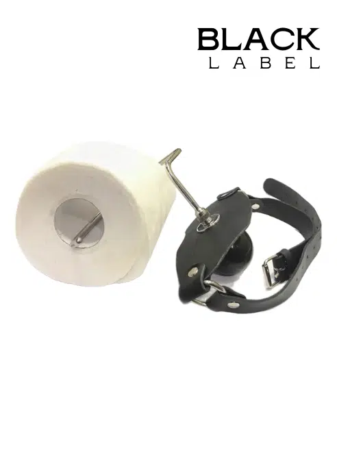 The Holder Leather & Silicone Ball Gag