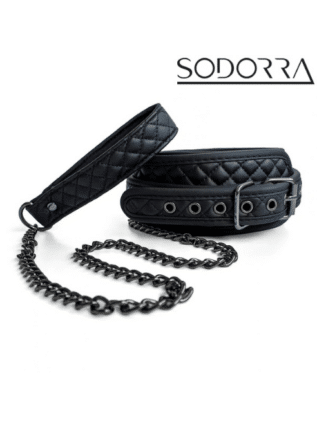 Vegan +Neo Diamond Collar w Leash