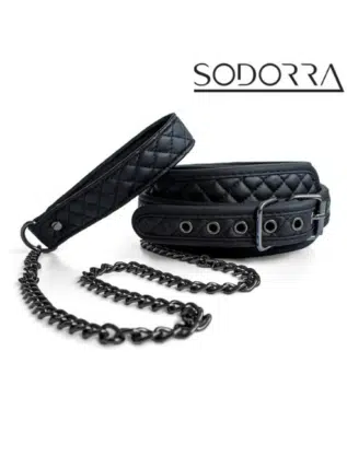 Vegan +Neo Diamond Collar w Leash